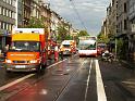 13.8.2010 VU Krad KVB Bus Koeln Innenstadt Aachenerstr